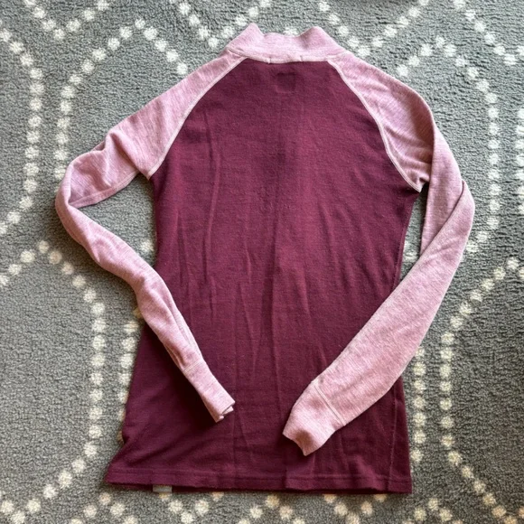 Meriwool - Layers 250g Wool Half-Zip Longsleeve Top - SMALL - Picture 5 of 6